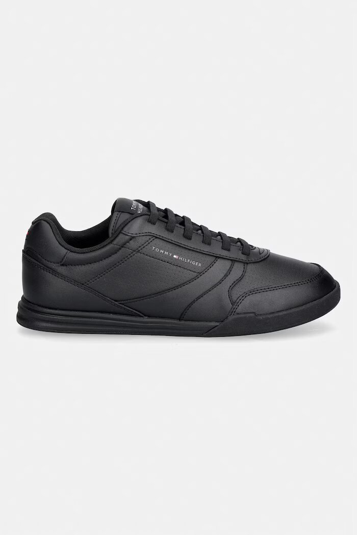 Tommy Hilfiger LOPRO LTH маратонки мъжки от кожа черни FM0FM05827