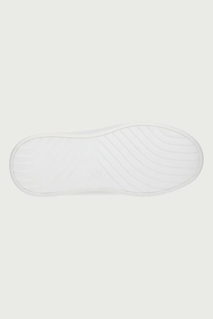 Tommy Hilfiger маратонки дамски от кожа TH PLATFORM CHIC SNEAKER бели FW0FW09626