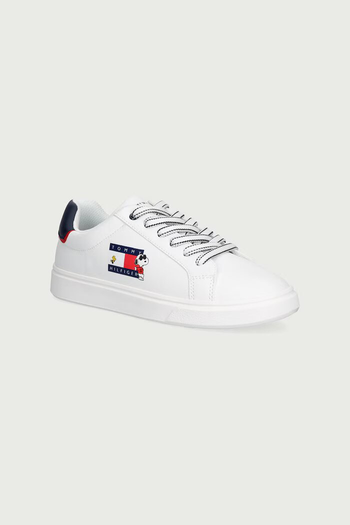 Tommy Hilfiger маратонки за деца бели T3X9-35324