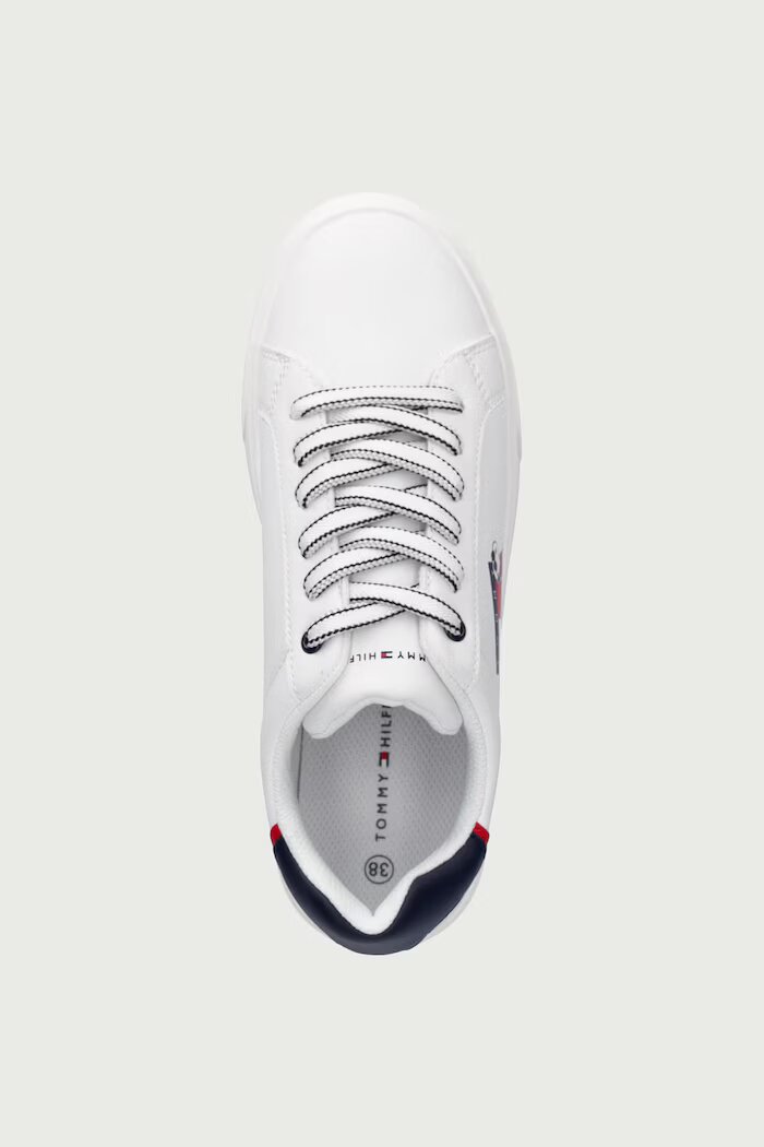 Tommy Hilfiger маратонки за деца бели T3X9-35324