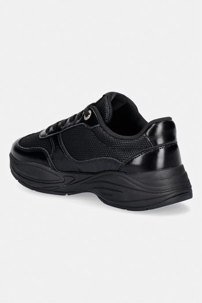 Tommy Hilfiger MODERN RUNNER SHINY LEATHER маратонки дамски черни FW0FW09413