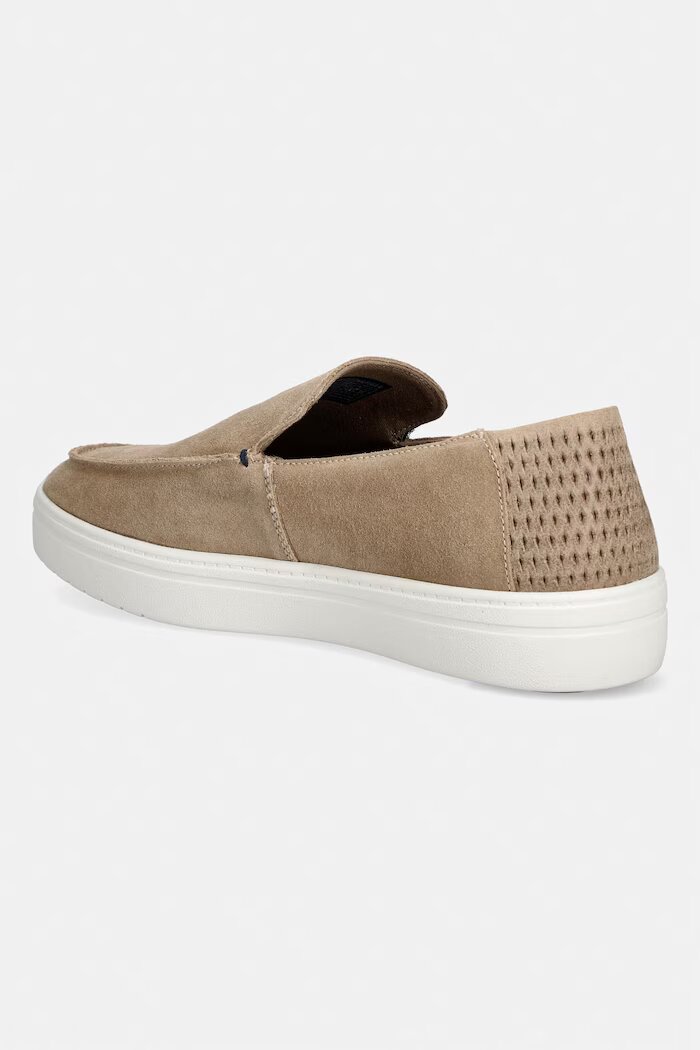 Tommy Hilfiger мокасини мъжки от велур MODERN LIGHT SUEDE LOAFER кафяви FM0FM05924