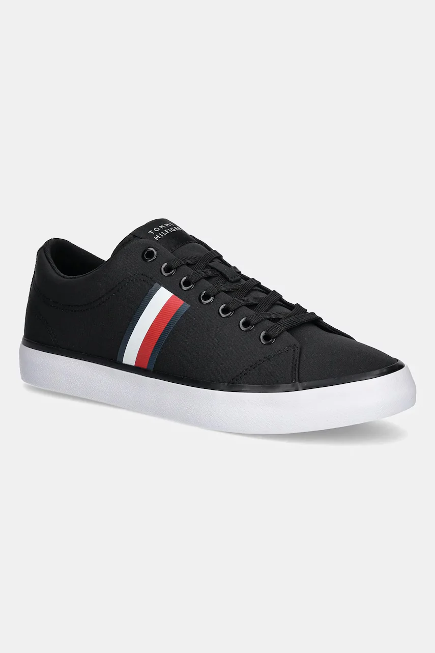 Tommy Hilfiger Ниски кецове TH HI VULC LOW CORE STRIPES MESH