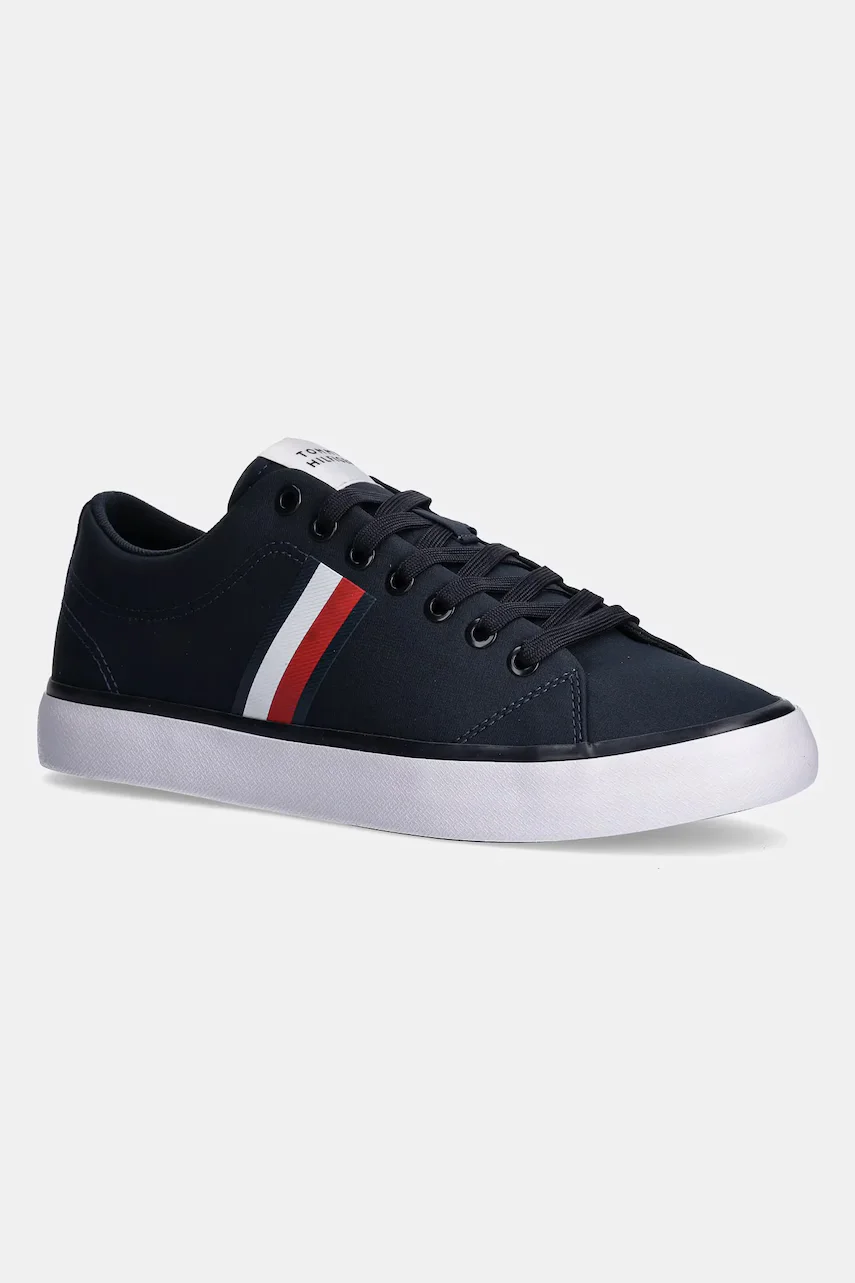 Tommy Hilfiger Ниски кецове TH HI VULC LOW CORE STRIPES MESH