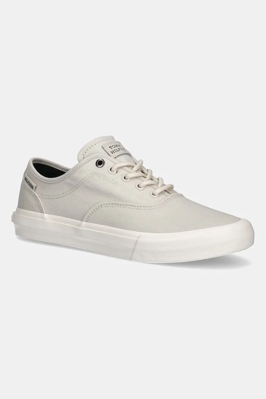 Tommy Hilfiger Ниски кецове TH HI VULC LOW OXFORD TWILL