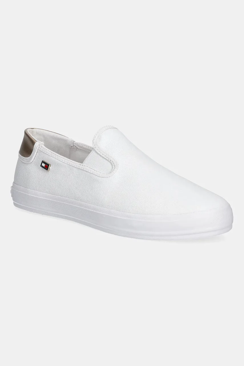 Tommy Hilfiger Ниски кецове VULC CANVAS SLIP-ON SNEAKER