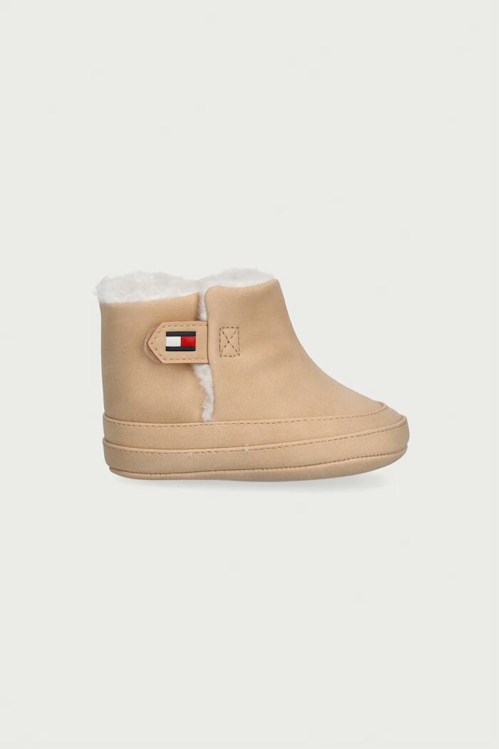 Tommy Hilfiger обувки за бебе бежови T0A5-35060