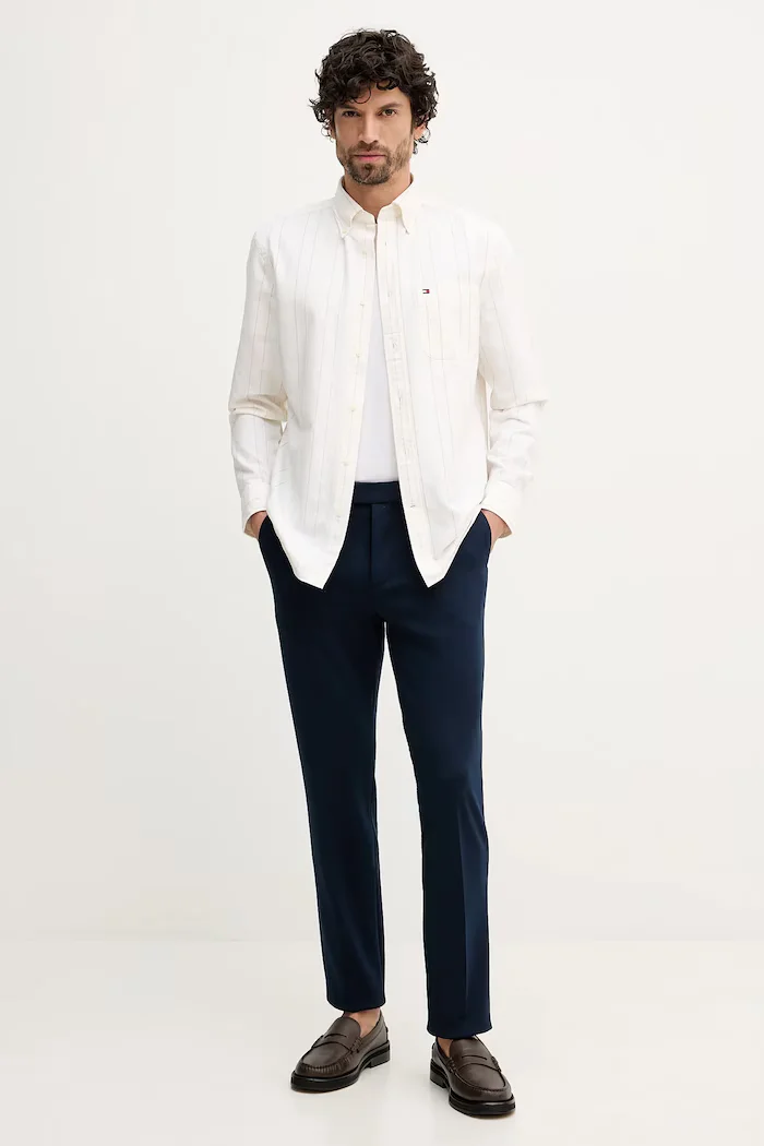 Tommy Hilfiger официален панталон мъжки тъмносин MW0MW41787