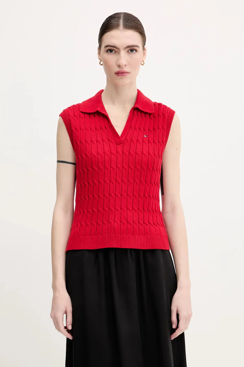 Tommy Hilfiger Памучен елек