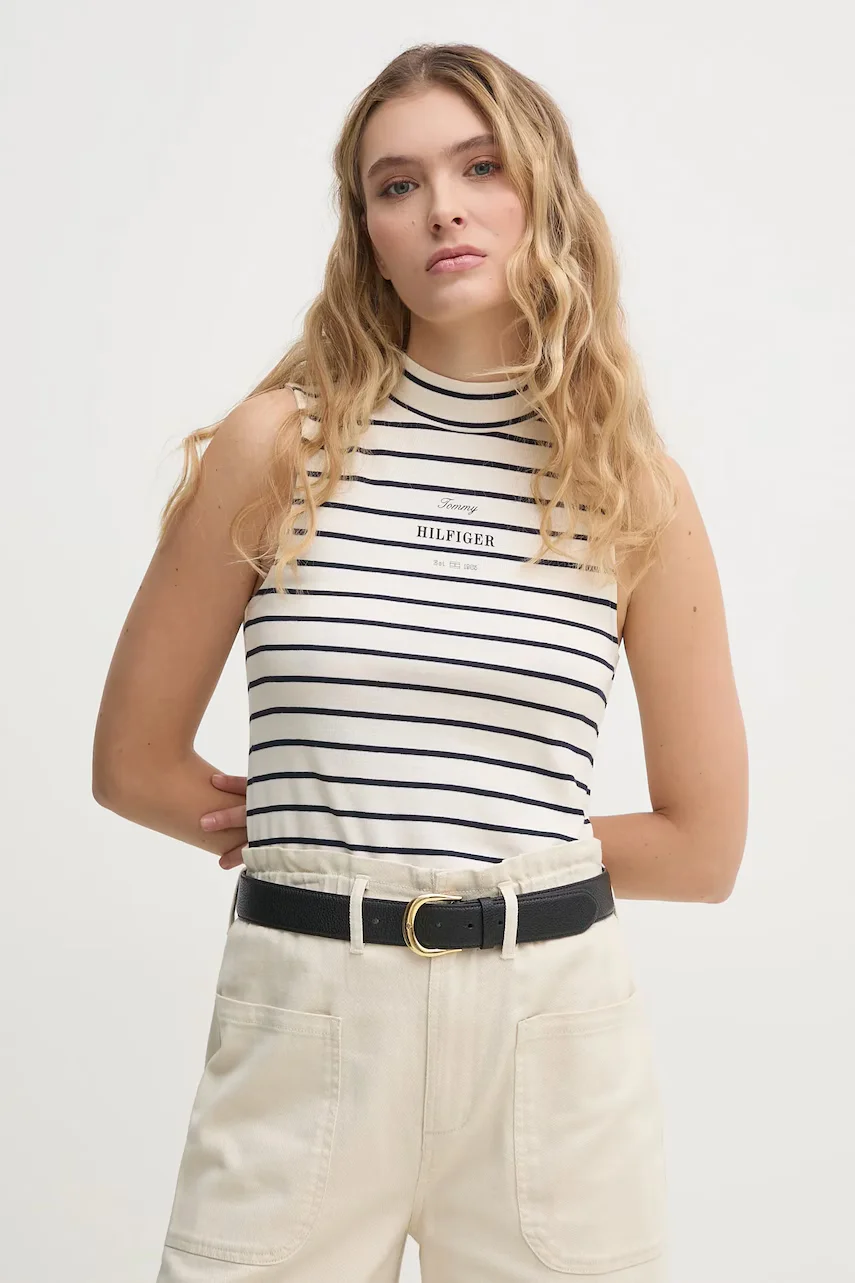 Tommy Hilfiger Памучен топ