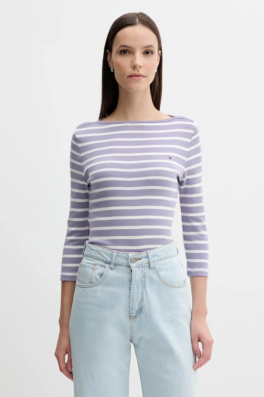 Tommy Hilfiger Памучна блуза с дълги ръкави