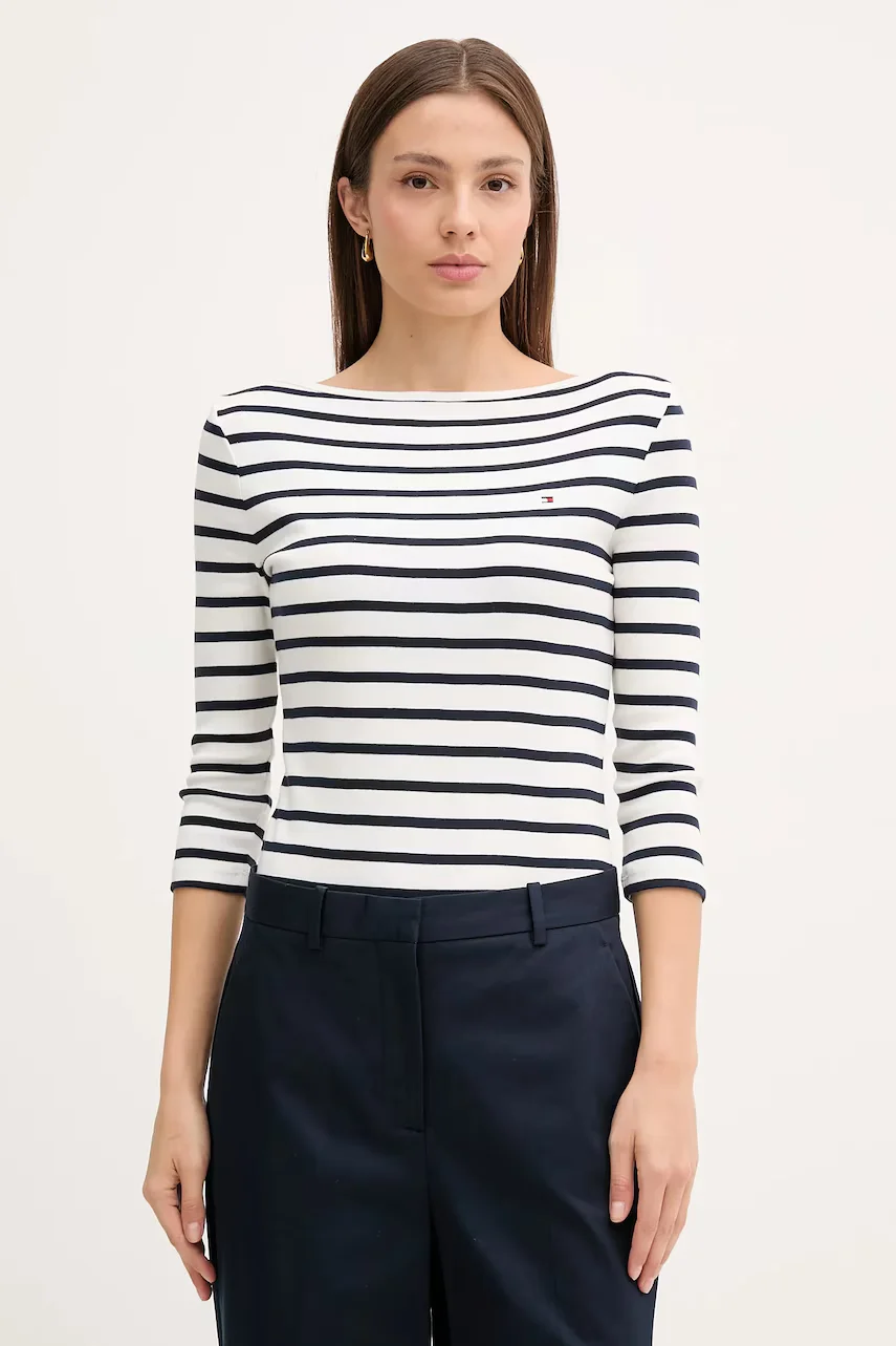 Tommy Hilfiger Памучна блуза с дълги ръкави