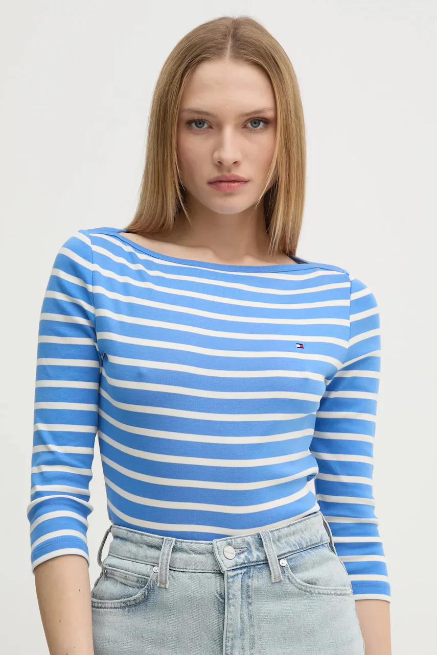 Tommy Hilfiger Памучна блуза с дълги ръкави