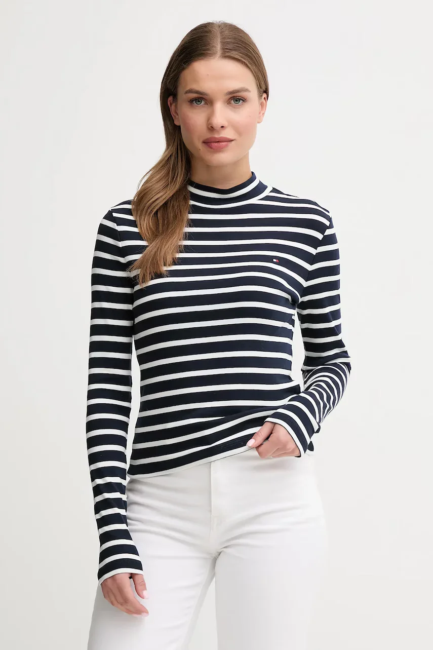 Tommy Hilfiger Памучна блуза с дълги ръкави