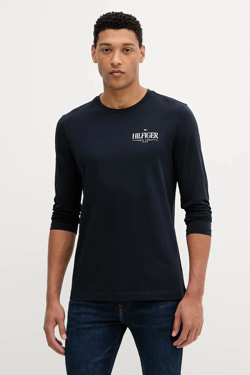 Tommy Hilfiger Памучна блуза с дълги ръкави