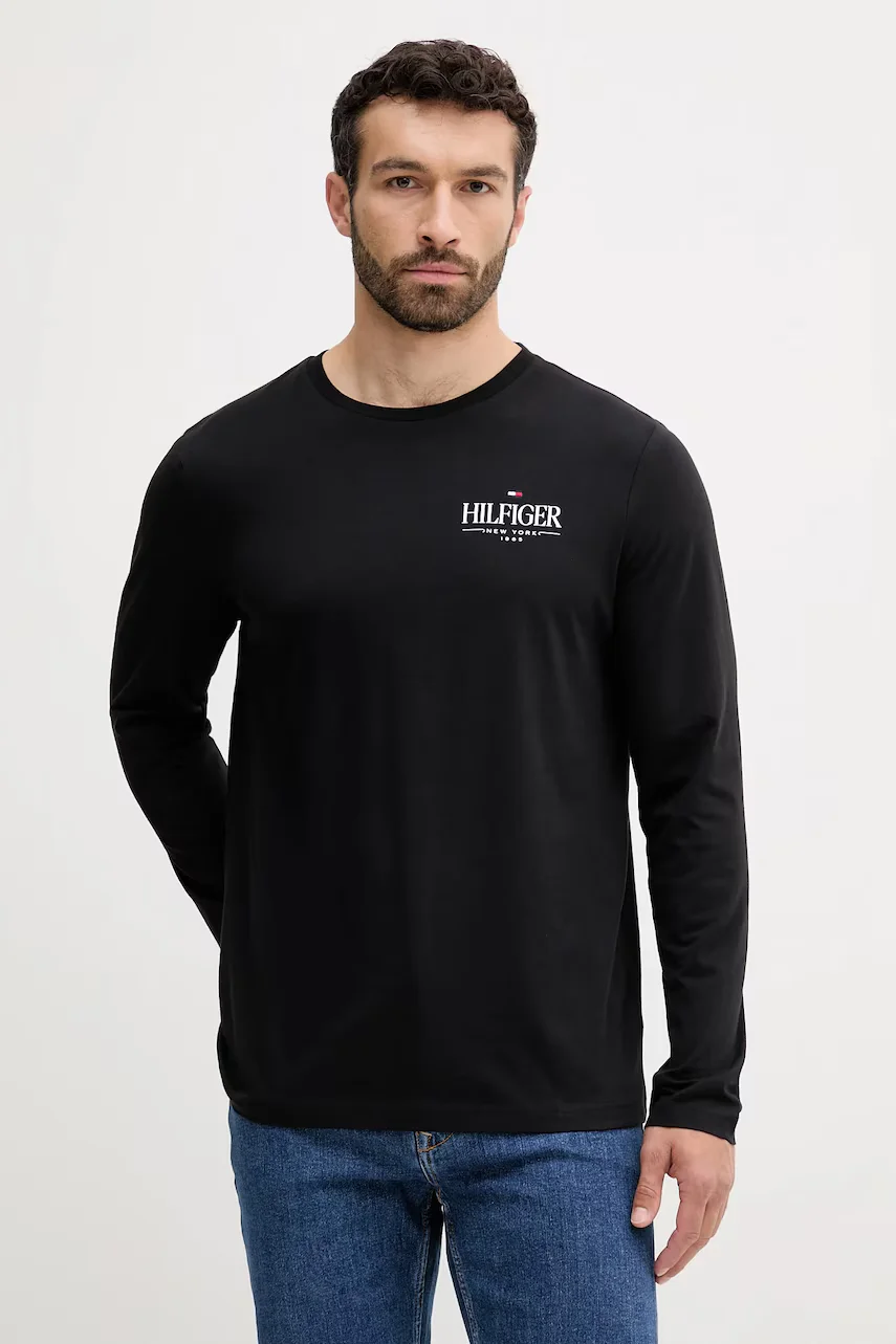 Tommy Hilfiger Памучна блуза с дълги ръкави