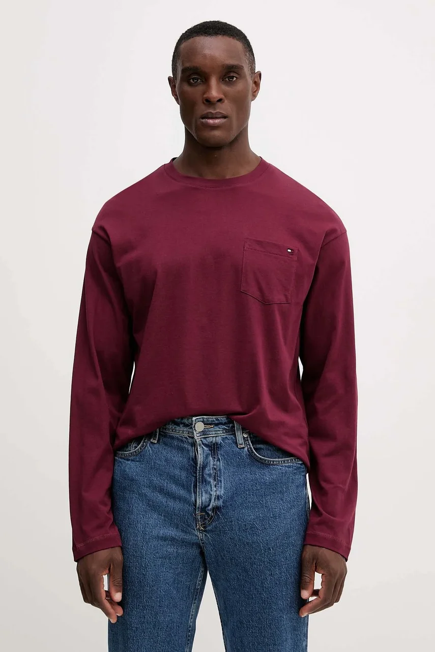 Tommy Hilfiger Памучна блуза с дълги ръкави