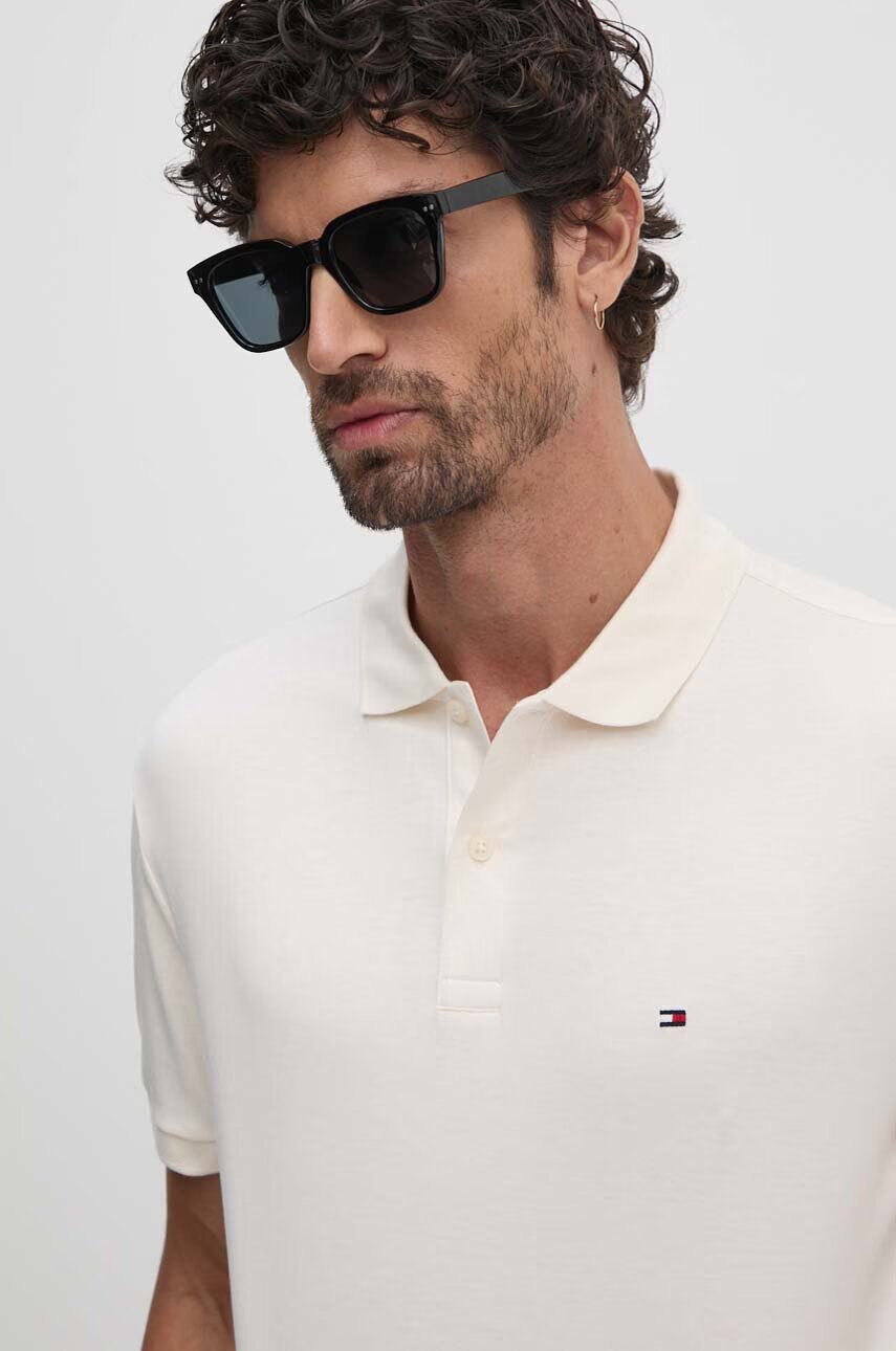 Tommy Hilfiger Памучна тениска с яка