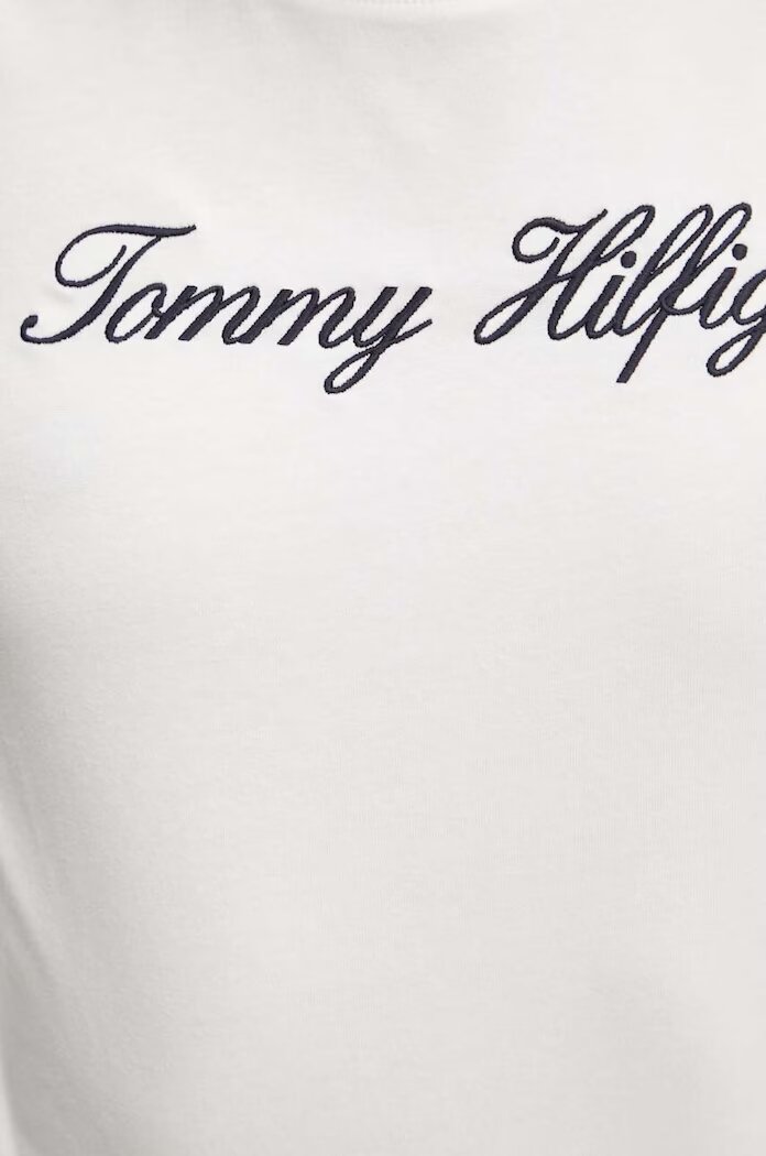 Tommy Hilfiger Памучна тениска в бяло WW0WW43459