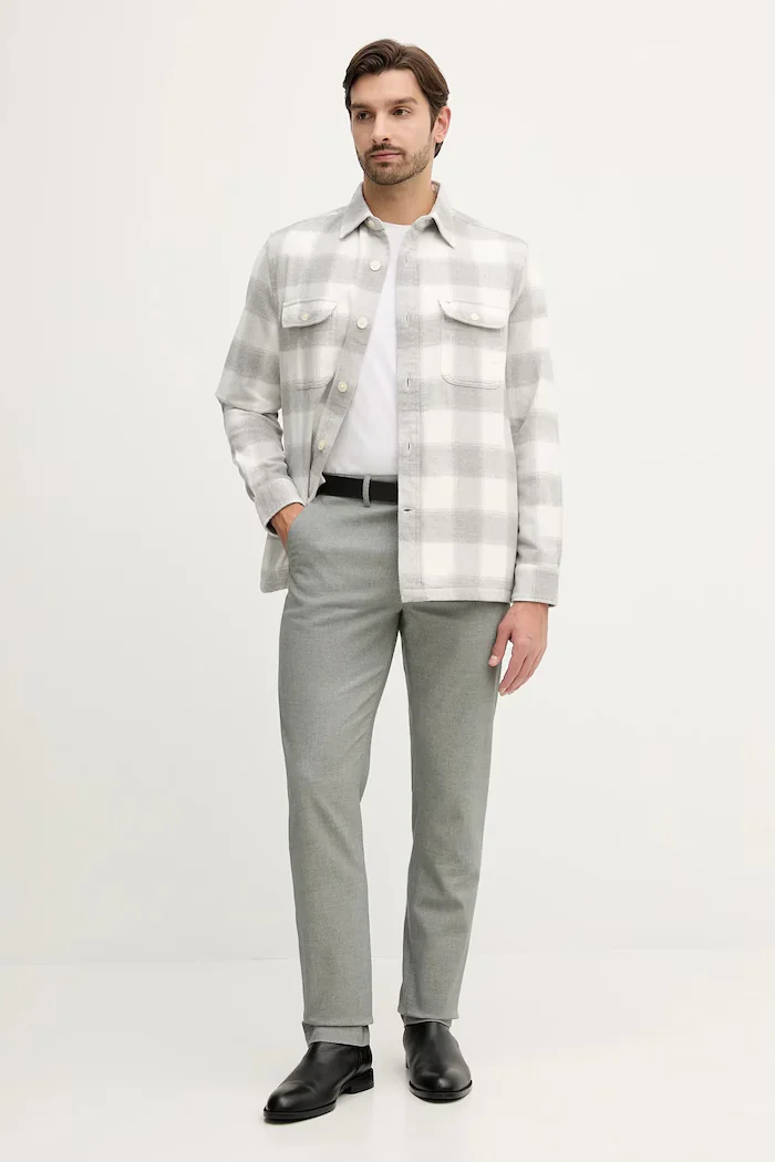 Tommy Hilfiger Панталон мъжки в сиво с кройка тип чино MW0MW40265