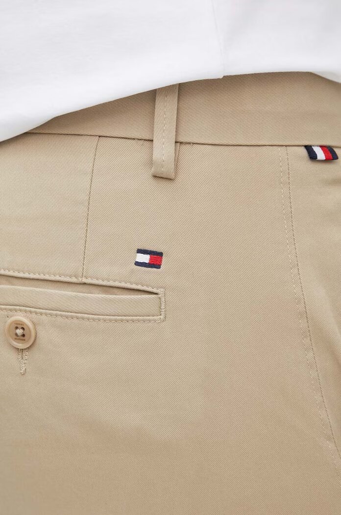 Tommy Hilfiger Панталон в бежово със стандартна кройка MW0MW28884