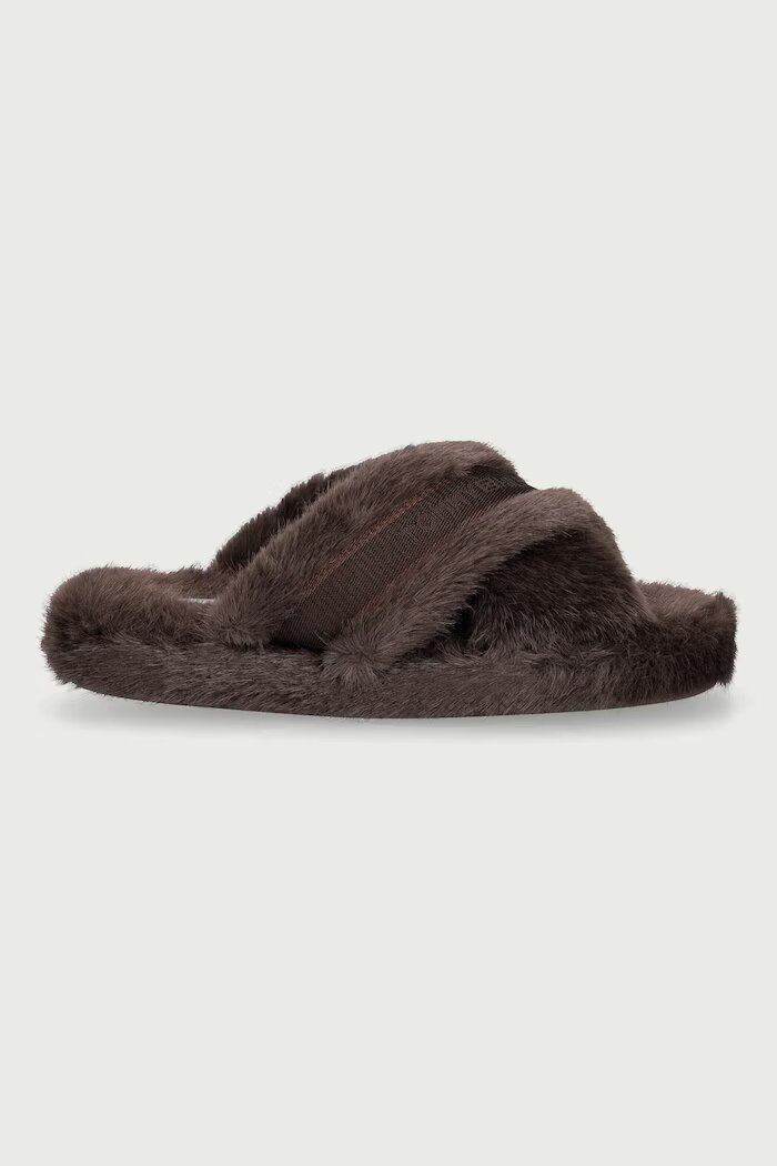 Tommy Hilfiger пантофи дамски TH FEMININE HOUSE SHOES кафяви FW0FW09615