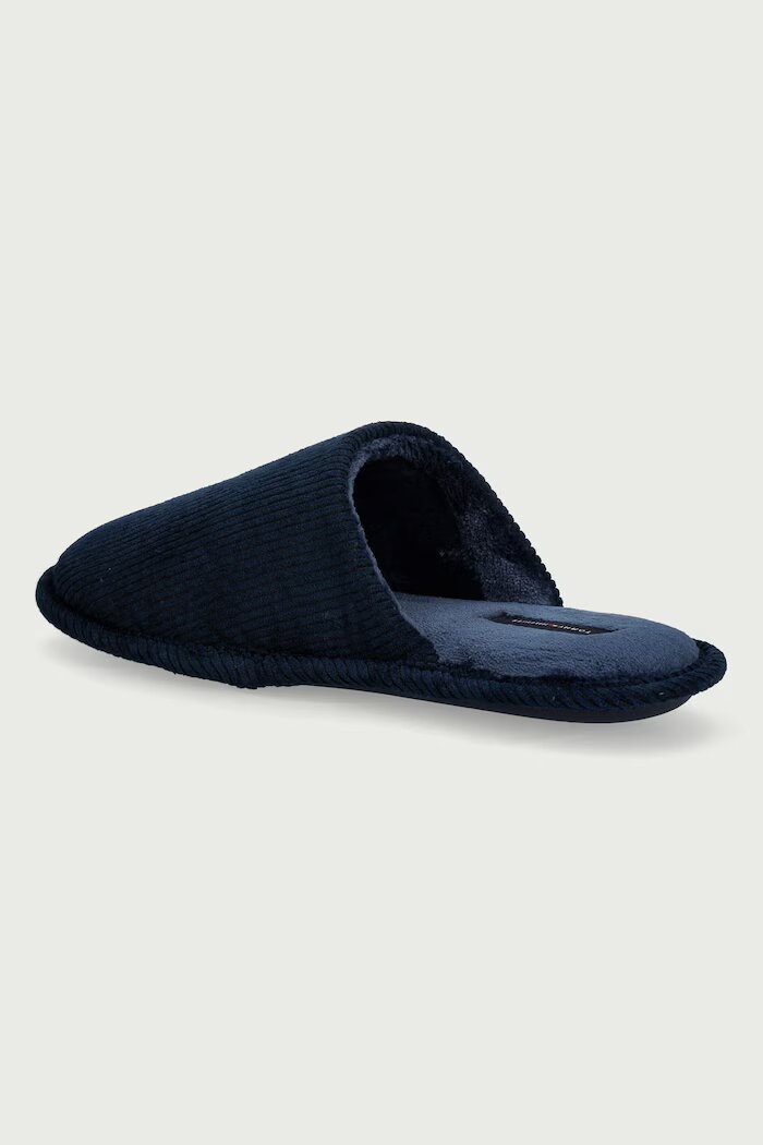 Tommy Hilfiger пантофи мъжки CORDUROY HOUSE SHOES тъмносини FM0FM06019