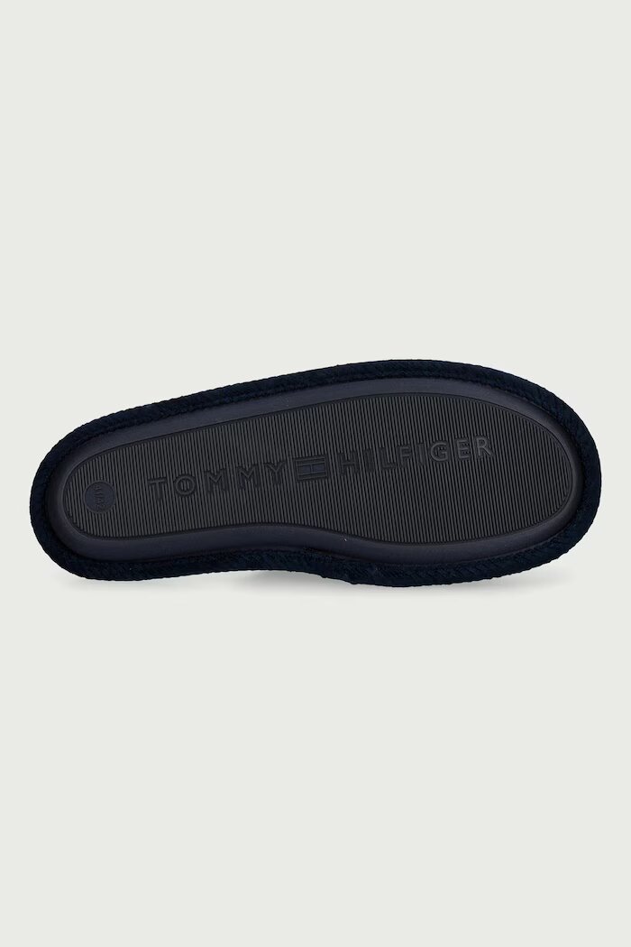 Tommy Hilfiger пантофи мъжки CORDUROY HOUSE SHOES тъмносини FM0FM06019