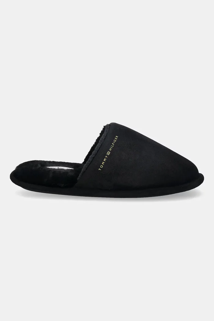 Tommy Hilfiger Пантофи TH SOFT HOUSE SHOE в черно FW0FW08853