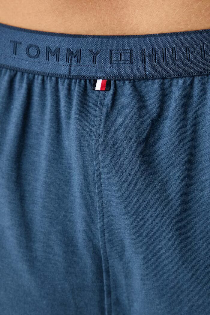 Tommy Hilfiger пижама дамска с памук синя UW0UW06690