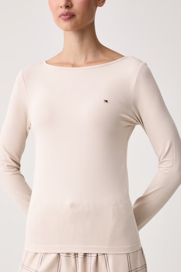 Tommy Hilfiger пижама от две части дамска бежова UW0UW06714