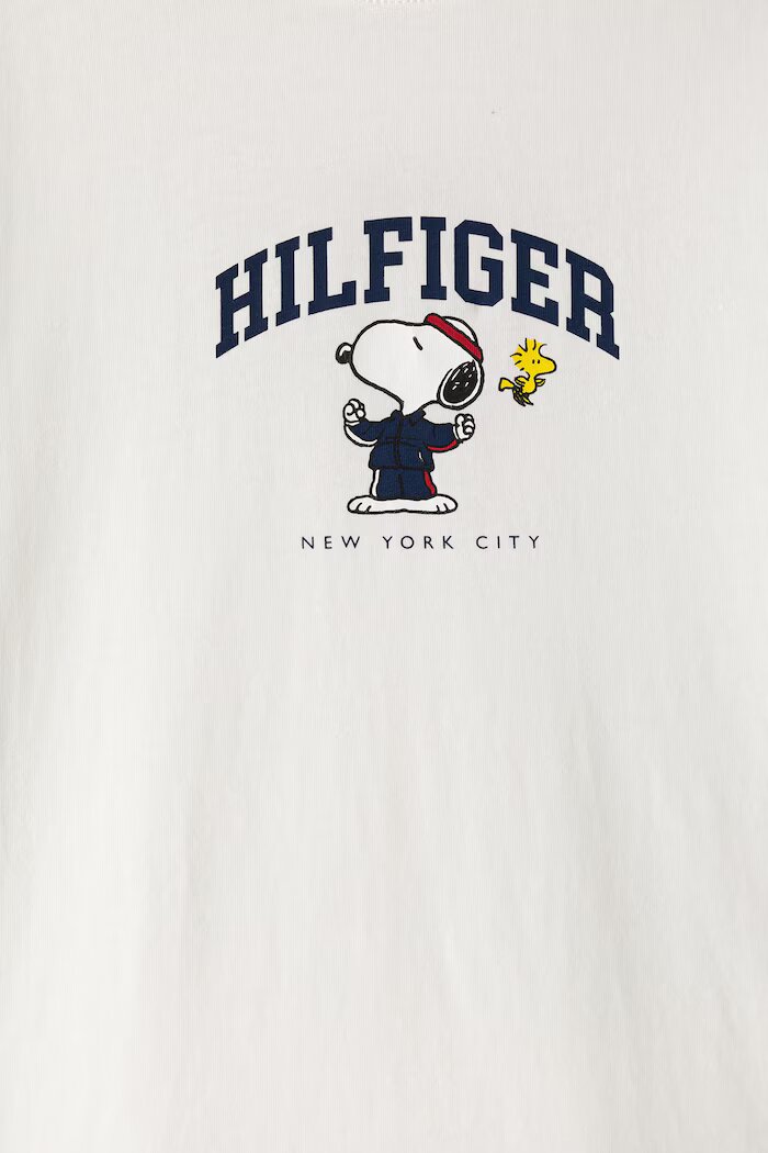 Tommy Hilfiger пижама от две части за деца от памук x Peanuts бяла UK0UK00103