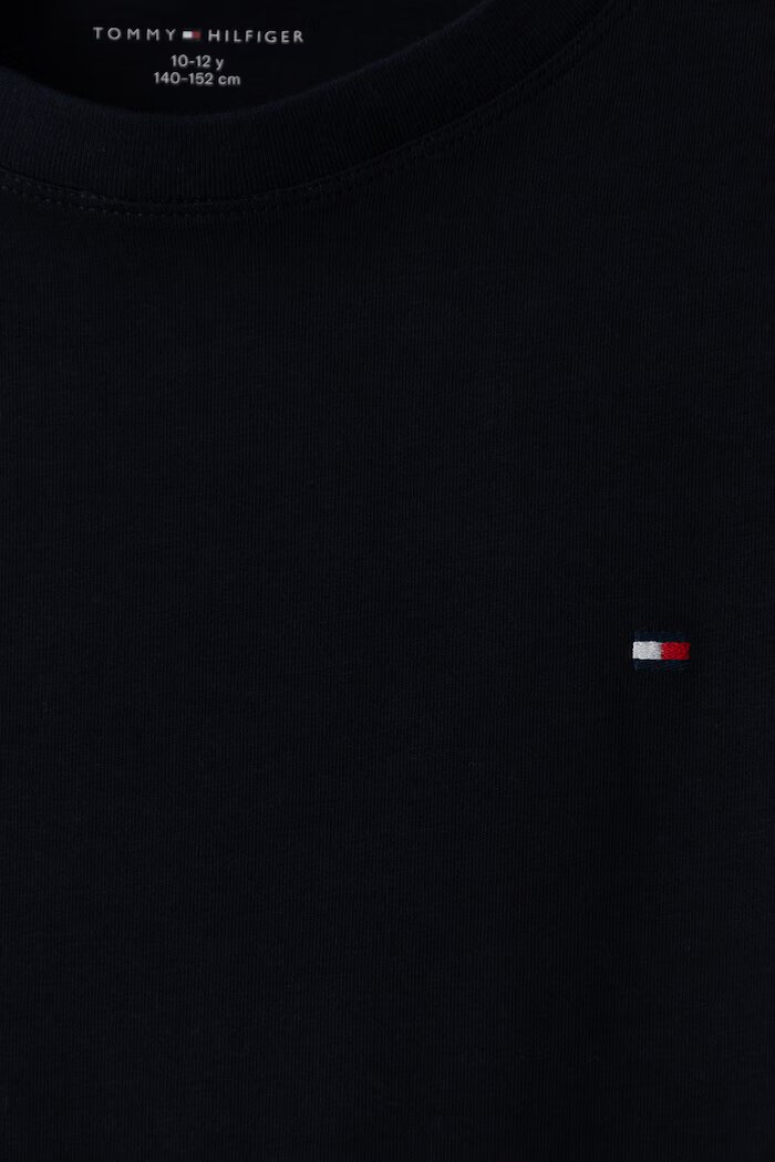 Tommy Hilfiger пижама от две части за деца с памук черна UB0UB00614