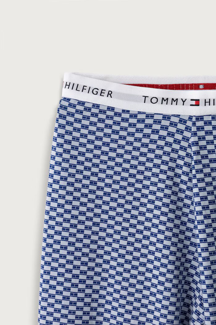 Tommy Hilfiger пижама от две части за деца с памук черна UB0UB00614