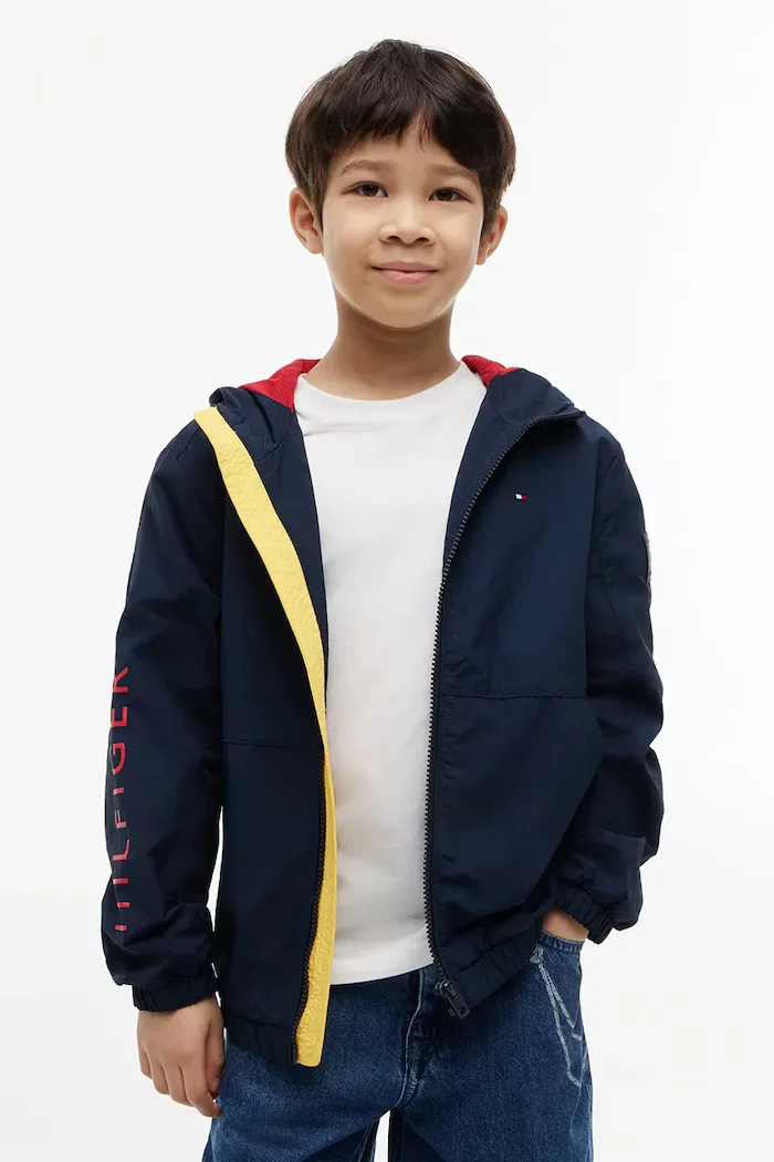 Tommy Hilfiger преходно яке за деца тъмносиньо KB0KB10587