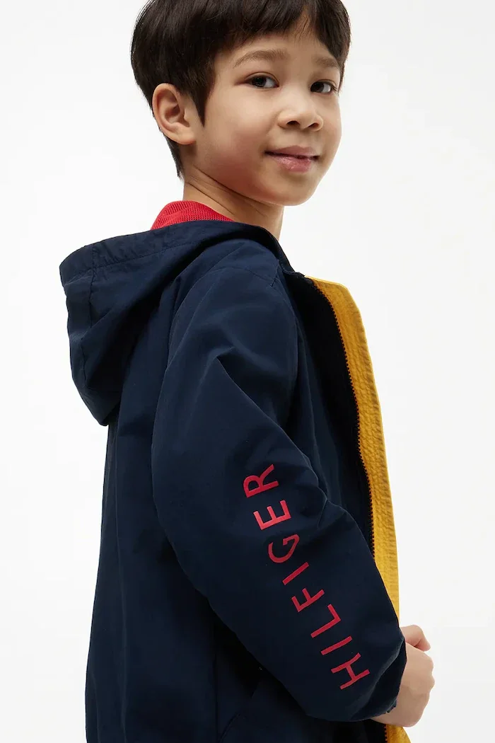 Tommy Hilfiger преходно яке за деца тъмносиньо KB0KB10587