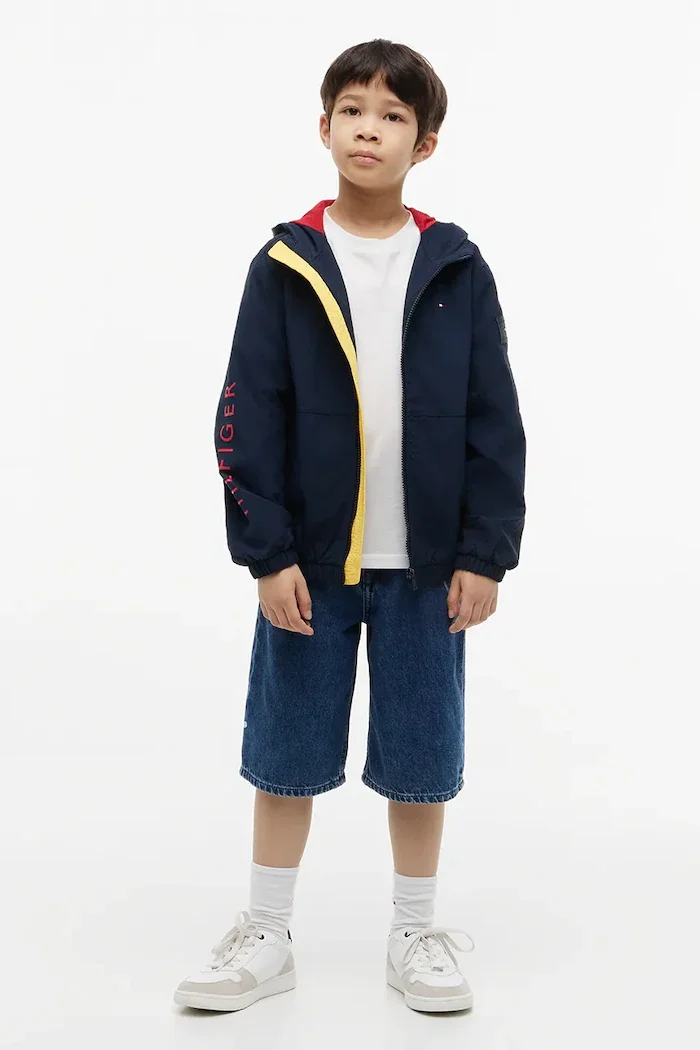 Tommy Hilfiger преходно яке за деца тъмносиньо KB0KB10587