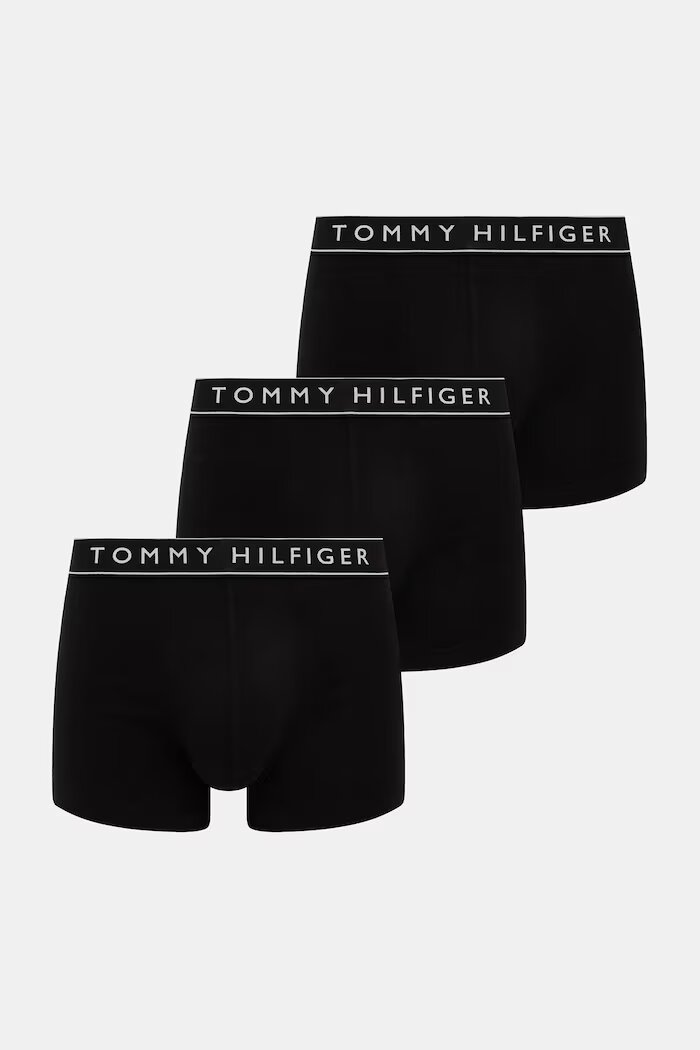 Tommy Hilfiger прилепнали боксерки мъжки 3 броя черни UM0UM03882