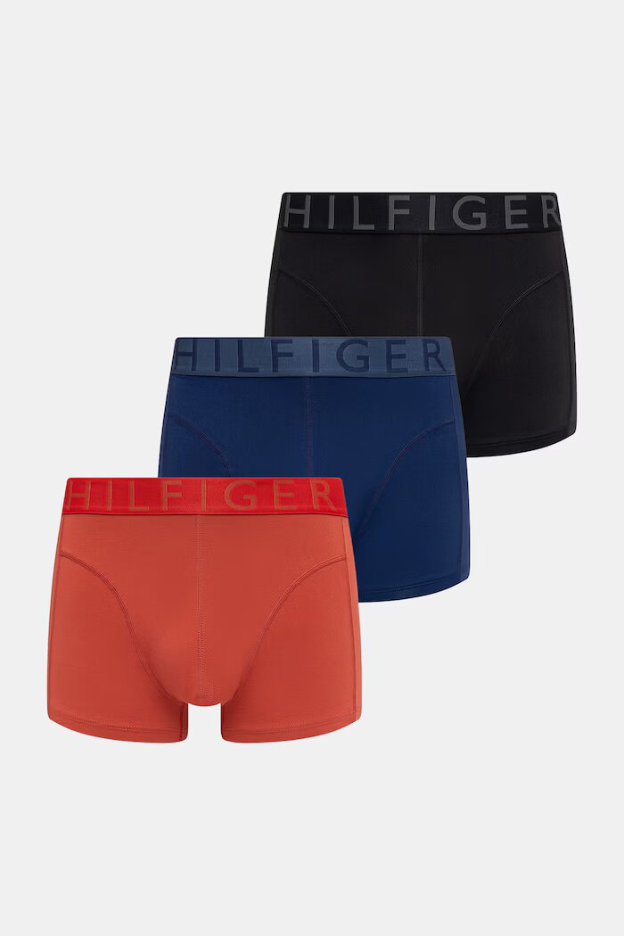 Tommy Hilfiger прилепнали боксерки мъжки 3 броя червени UM0UM03847