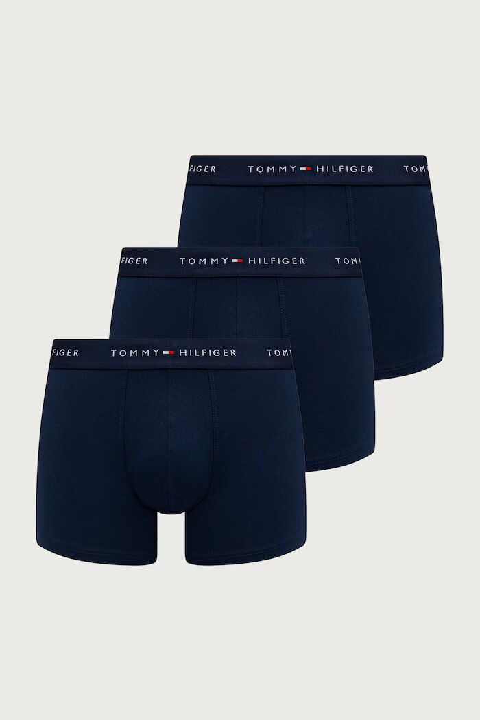Tommy Hilfiger прилепнали боксерки мъжки 3 броя тъмносини UM0UM03877