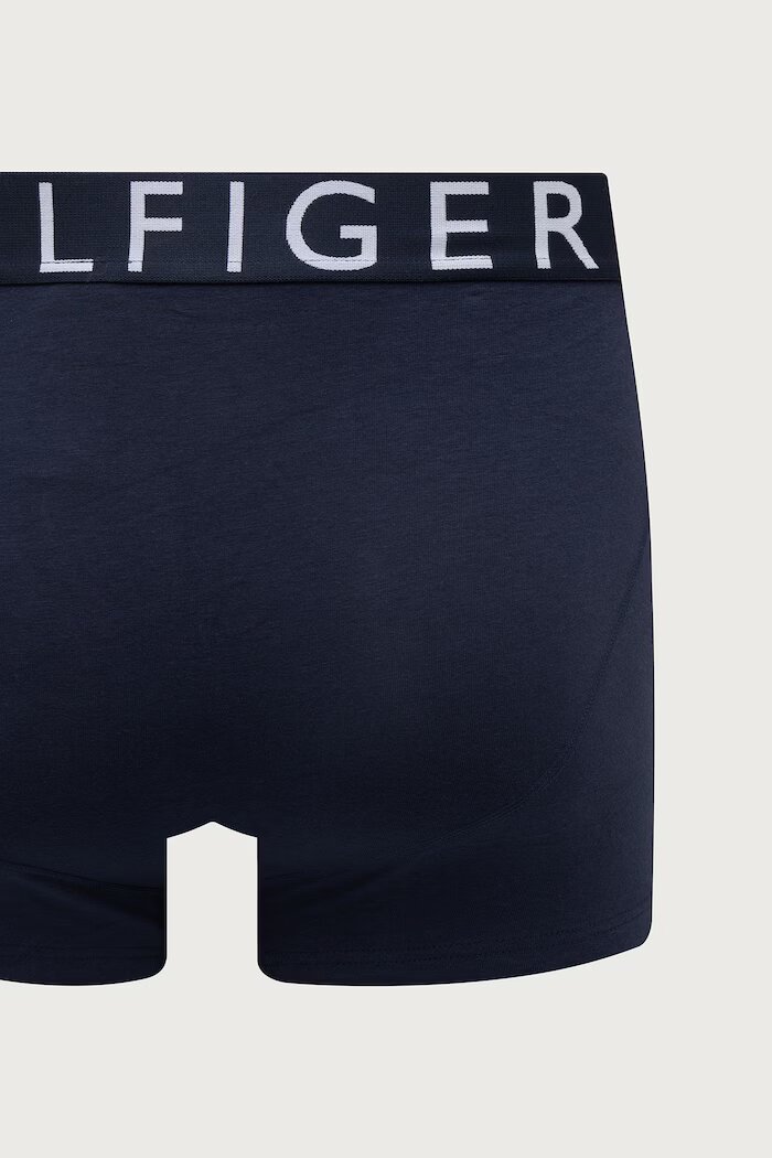 Tommy Hilfiger прилепнали боксерки мъжки от памук с еластан 3 броя тъмносини UM0UM03885