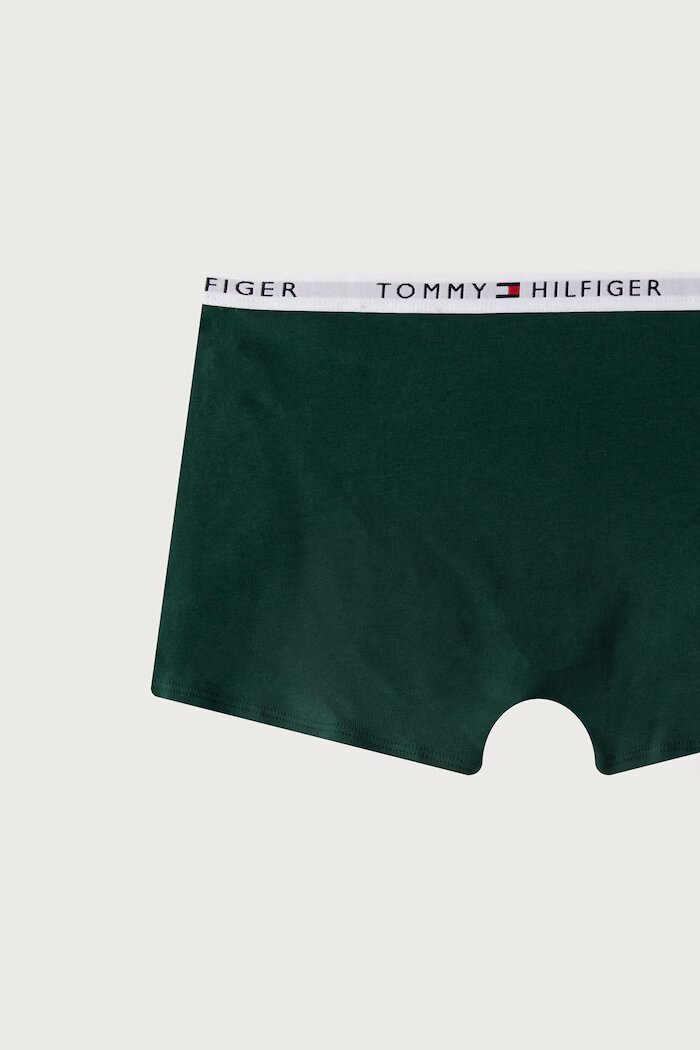 Tommy Hilfiger прилепнали боксерки за деца от памук с еластан 2 броя черни UB0UB00613