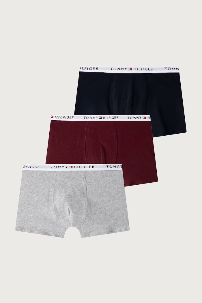Tommy Hilfiger прилепнали боксерки за деца от памук с еластан 5 броя многоцветни UB0UB00611