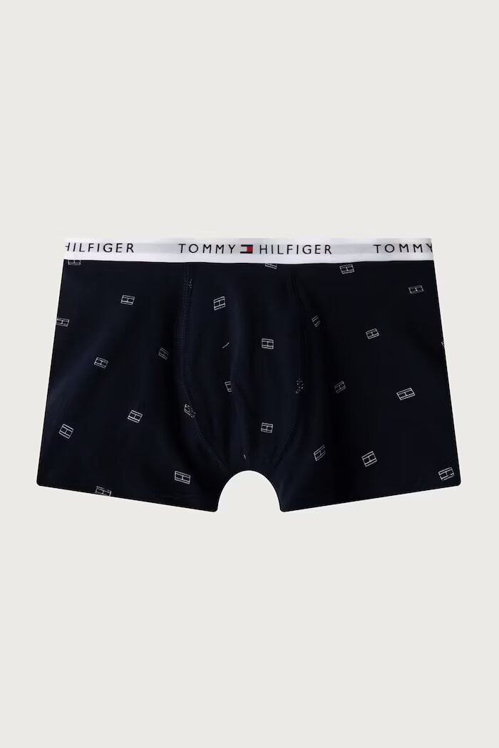 Tommy Hilfiger прилепнали боксерки за деца от памук с еластан 7 броя многоцветни UB0UB00552