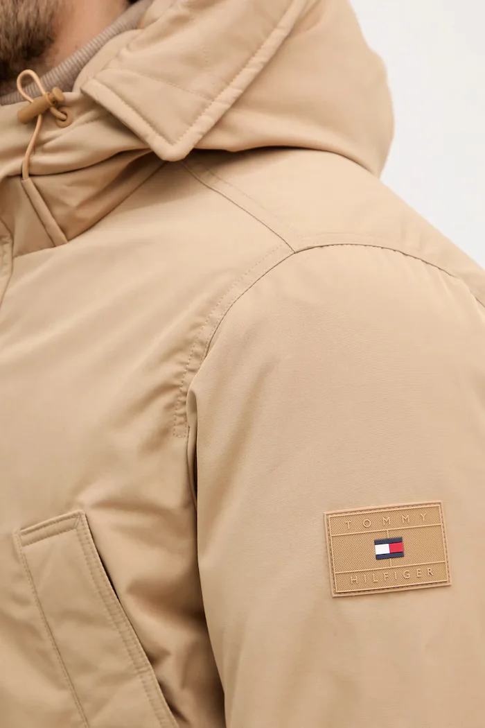 Tommy Hilfiger пухено яке мъжко бежово MW0MW40632