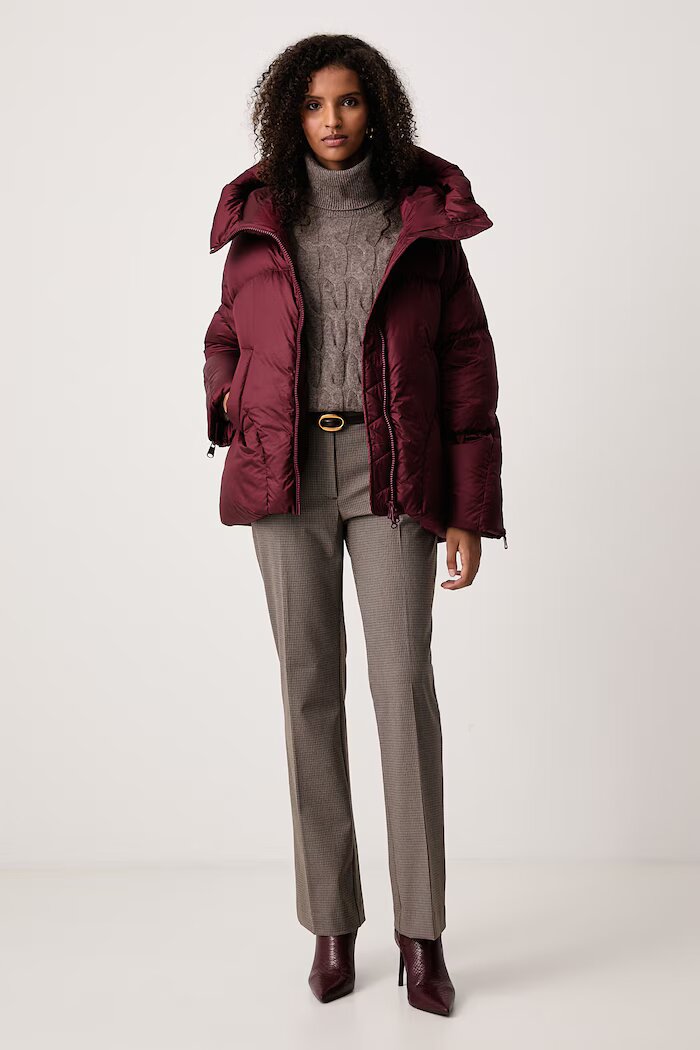 Tommy Hilfiger пуловер дамски от вълна кафяв WW0WW46791