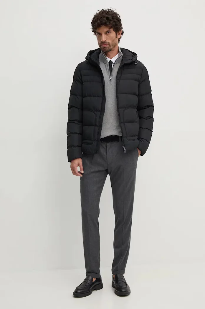 Tommy Hilfiger пуловер мъжки от памук сив MW0MW37331