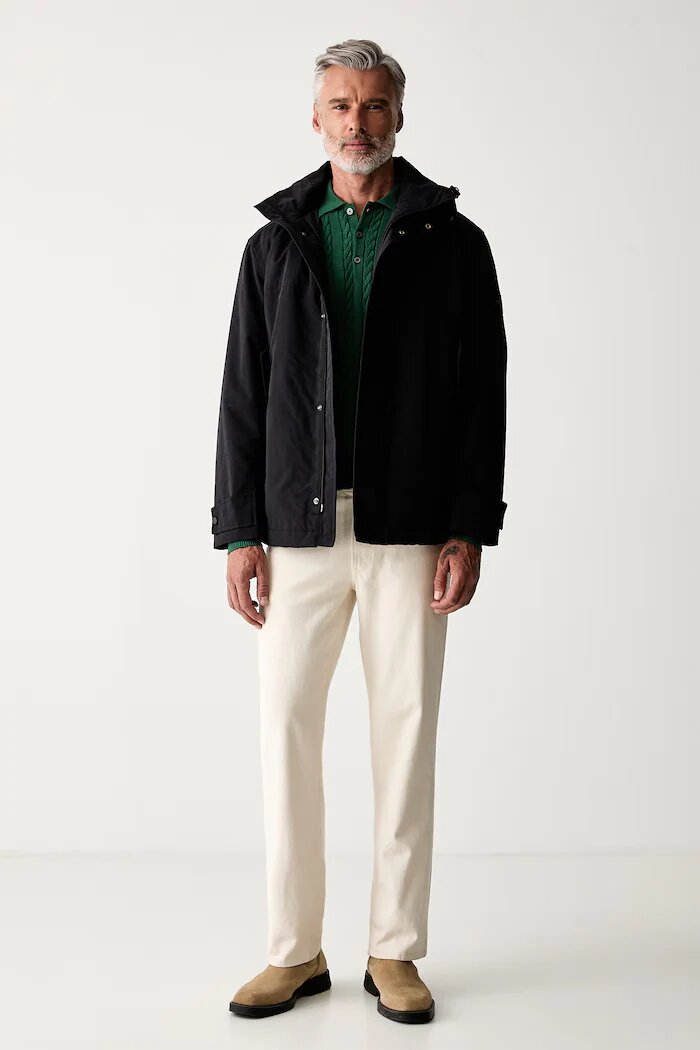Tommy Hilfiger пуловер мъжки от памук зелен MW0MW41955