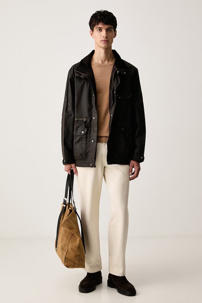 Tommy Hilfiger пуловер мъжки с добавен кашмир бежов MW0MW28046
