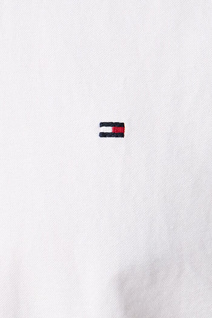 Tommy Hilfiger риза мъжка от памук бяла MW0MW35774